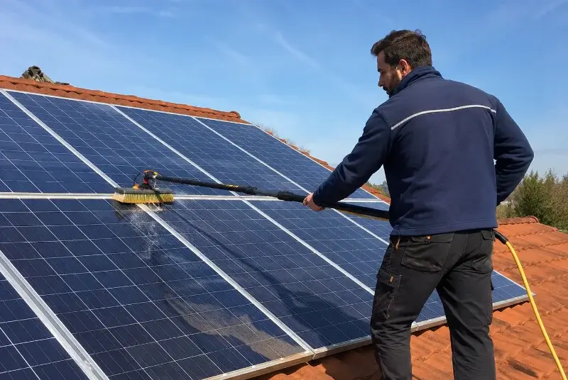 Nettoyage et entretien de panneaux solaires à Saint-Vincent-sur-Jard